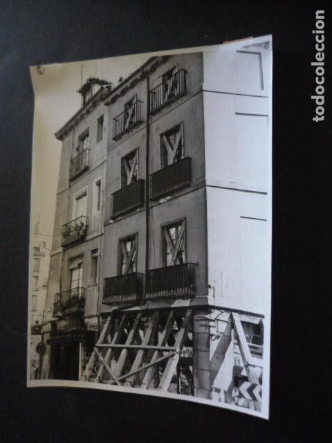 Fotograf&iacute;a antigua: MADRID CASA APUNTALADA ANTIGUA FOTOGRAFIA ORIGINAL 18 X 24 CM