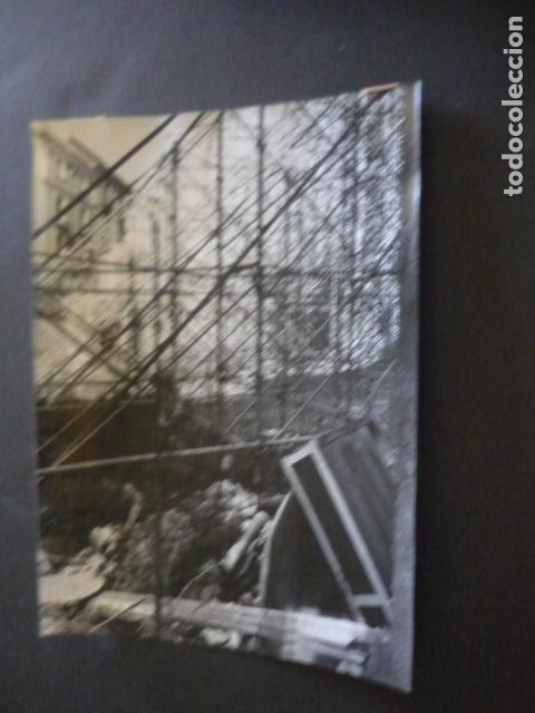 Fotograf&iacute;a antigua: MADRID CALLE LAS CONCHAS ANDAMIOS ANTIGUA FOTOGRAFIA ORIGINAL 18 X 24 CM