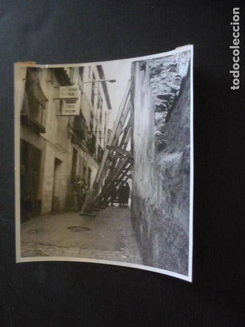 Fotograf&iacute;a antigua: MADRID CASA APUNTALADA ANTIGUA FOTOGRAFIA ORIGINAL 18 X 19 CM