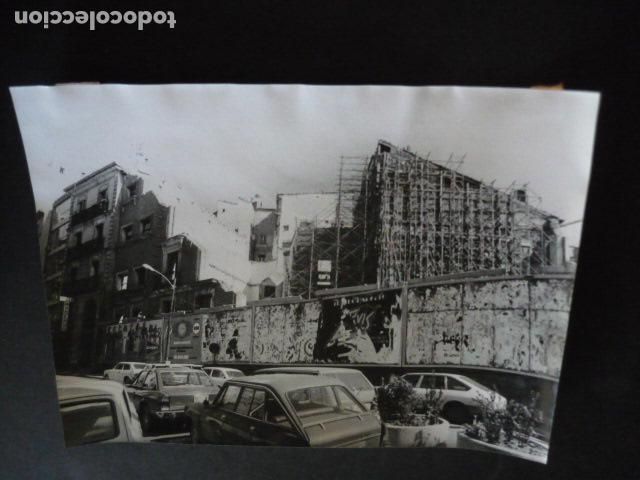 Alte Fotografie: MADRID CASAS CALLE DE LAS CONCHAS ANTIGUA FOTOGRAFIA ORIGINAL 18 X 24 CM