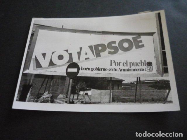 Fotografia antica: MADRID CARTELES ELECTORALES ELECCIONES MUNICIPALES ANTIGUA FOTOGRAFIA ORIGINAL 18 X 13 CM