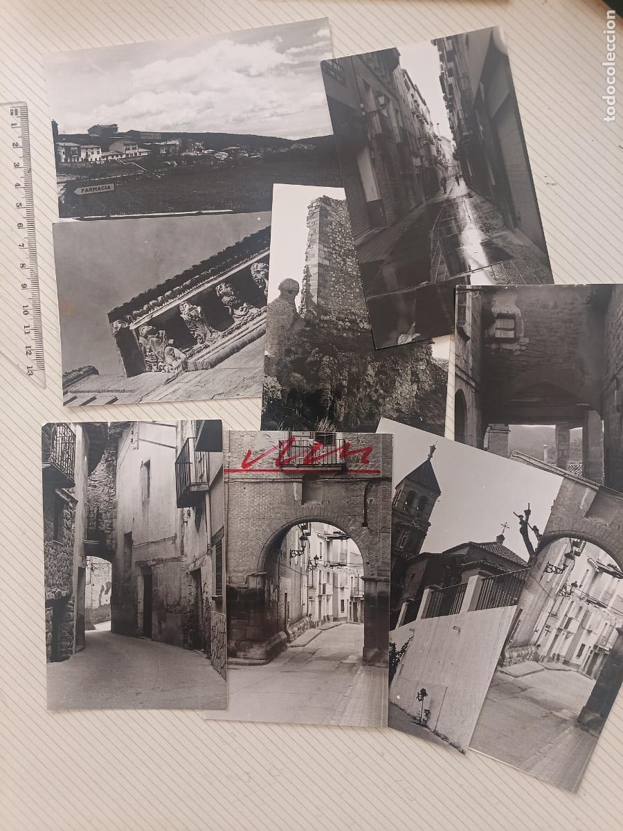 Fotograf&iacute;a antigua: 9 fotos originales. Morata de Jal&oacute;n, Zaragoza y Molina de Arag&oacute;n