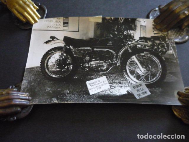 Antique Photography: MOTOCICLETA MATADOR MK II DE BULTACO ANTIGUA FOTOGRAFIA ORIGINAL 13 X 18 CM