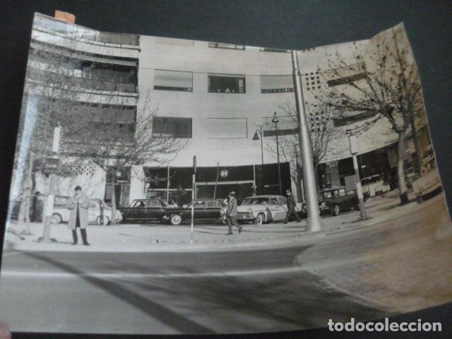 Antique Photography: MADRID AVENIDA DEL GENERALISIMO ANTIGUA FOTOGRAFIA ORIGINAL 24 X 18 CM