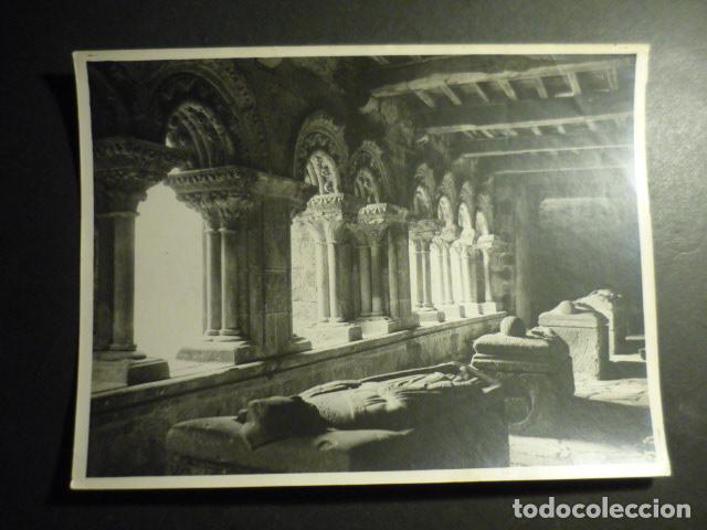 Antique Photography: SANTIAGO DE COMPOSTELA SANTA MARIA DEL SAR ANTIGUA FOTOGRAFIA OTTO WUNDERLICH 18 X 24 CM