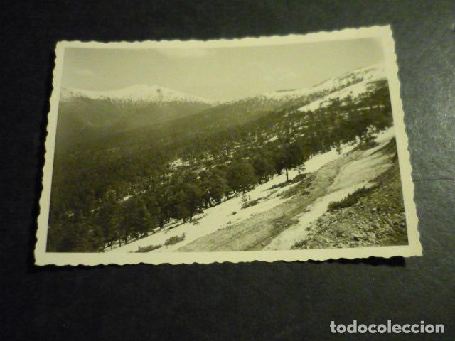 Antique Photography: SIERRA DE GUADARRAMA MADRID NEVADA ANTIGUA FOTOGRAFIA 6 X 9 CM
