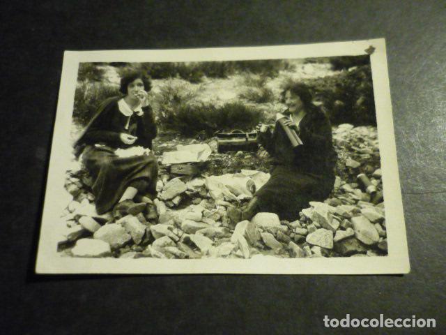Antique Photography: PUERTO DE NAVACERRADA MADRID EXCURSIONISTAS 1924 ANTIGUA FOTOGRAFIA 6 X 9 CM