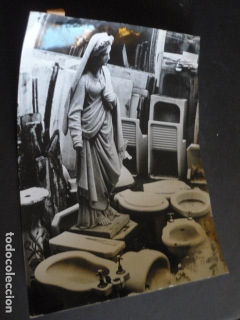 Antique Photography: MADRID EL RASTRO ANTIGUA FOTOGRAFIA ORIGINAL 18 X 24 CM