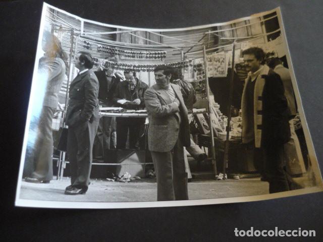Antique Photography: MADRID EL RASTRO ANTIGUA FOTOGRAFIA ORIGINAL 18 X 24 CM