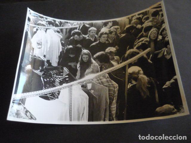 Antique Photography: MADRID EL RASTRO ANTIGUA FOTOGRAFIA ORIGINAL 18 X 24 CM
