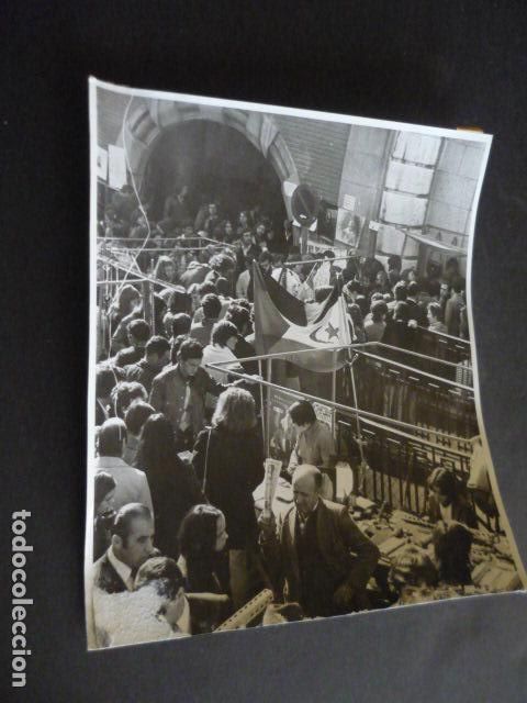 Antique Photography: MADRID EL RASTRO ANTIGUA FOTOGRAFIA ORIGINAL 18 X 21 CM