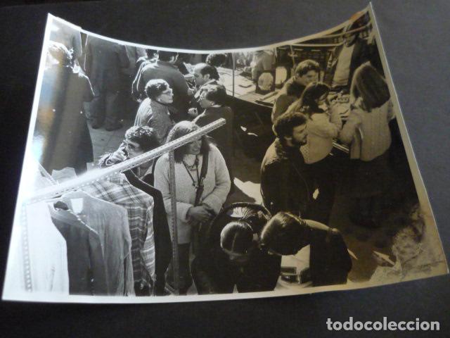 Antique Photography: MADRID EL RASTRO ANTIGUA FOTOGRAFIA ORIGINAL 18 X 24 CM