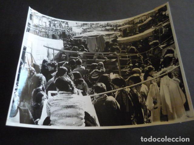 Antique Photography: MADRID EL RASTRO ANTIGUA FOTOGRAFIA ORIGINAL 18 X 24 CM