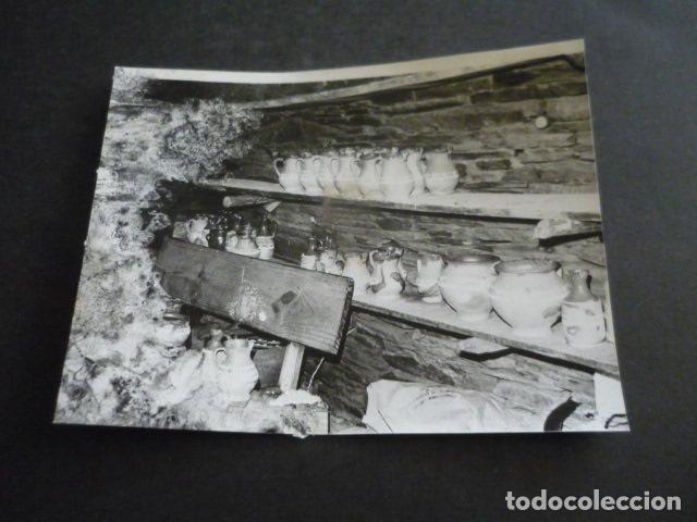 Fotografia antica: LUGO TALLER ALFARERO ANTIGUA FOTOGRAFIA ORIGINAL 16 X 13 CM