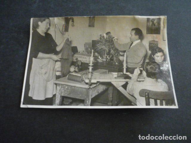 Fotografia antiga: BARCELONA FAMILIA TEJEDORES CABELLO HUMANO ANTIGUA FOTOGRAFIA ORIGINAL 12 X 8 CM