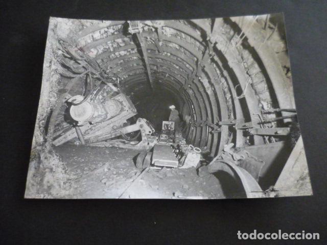 Fotografia antica: HUNOSA ASTURIAS MINA ANTIGUA FOTOGRAFIA ORIGINAL 18 X 24 CM
