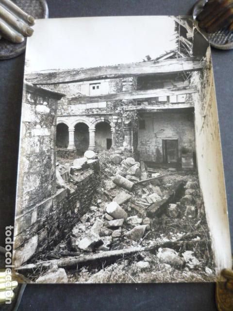Fotografia antica: GUNTIN LUGO MONASTERIO DE FERREIRA DE PALLARES ANTIGUA FOTOGRAFIA ORIGINAL 18 X 13 CM