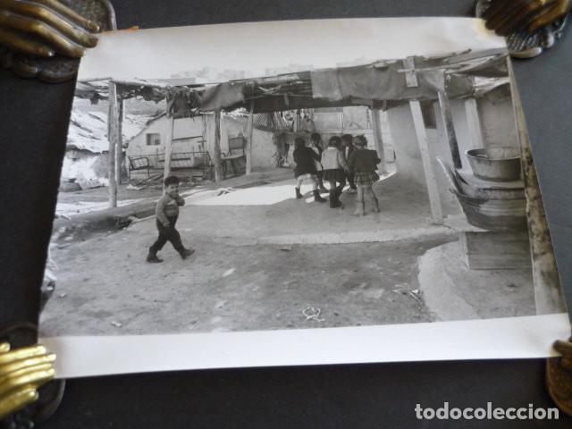 Antique Photography: MADRID CHABOLAS DE LOS QUINQUIS ANTIGUA FOTOGRAFIA ORIGINAL 18 X 24 CM