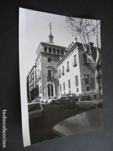 Alte Fotografie: MADRID MINISTERIO DE CULTURA PLAZA DEL REY ANTIGUA FOTOGRAFIA ORIGINAL 24 X 18 CM