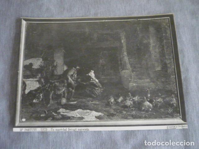 Alte Fotografie: CUADRO DE FORTUNY FOTOGRAFIA SIGLO XIX 20 X 28 CM