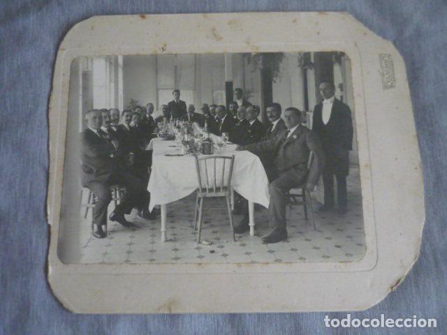 Alte Fotografie: SOLIA CANTABRIA MINAS DE LA ORCONERA GRUPO ANTIGUA FOTOGRAFIA CLAUDIO FOTOGRAFO SANTANDER 23 X 28 CM