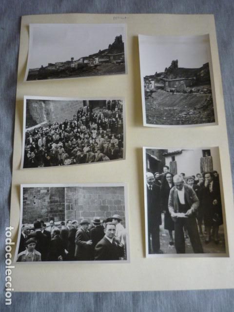 Fotograf&iacute;a antigua: PETILLA DE ARAGON NAVARRA CONJUNTO 22 FOTOGRAF&Iacute;AS VISTAS Y HOMENAJE A RAMON Y CAJAL 8,5 X 12 CM FOTO