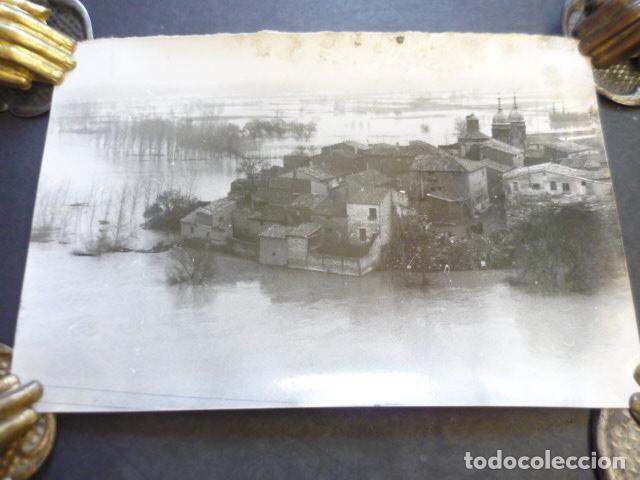 Fotografia antiga: ZARAGOZA CRECIDA DEL RIO EBRO ANTIGUA FOTOGRAFIA ORIGINAL 18 X 13 CM