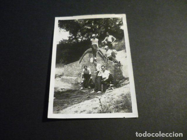 Antique Photography: FUENTE DE LOS TUNOS CARRETERA DE EL PARDO MADRID ANTIGUA FOTOGRAFIA 1933 6 X 9 CM