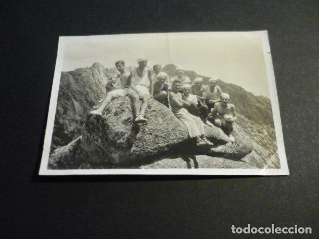Antique Photography: CERCEDILLA SIERRA DE GUADARRAMA SIETE PICOS MADRID ANTIGUA FOTOGRAFIA 1932 6 X 9 CM