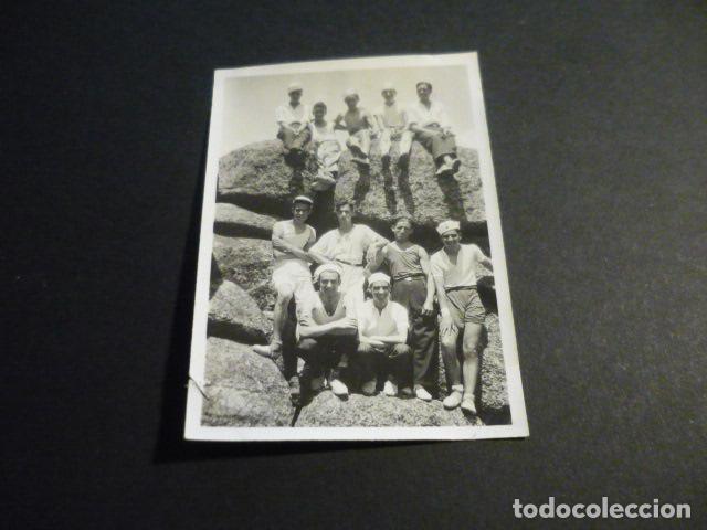 Alte Fotografie: CERCEDILLA SIERRA DE GUADARRAMA SIETE PICOS MADRID ANTIGUA FOTOGRAFIA 1932 6 X 9 CM