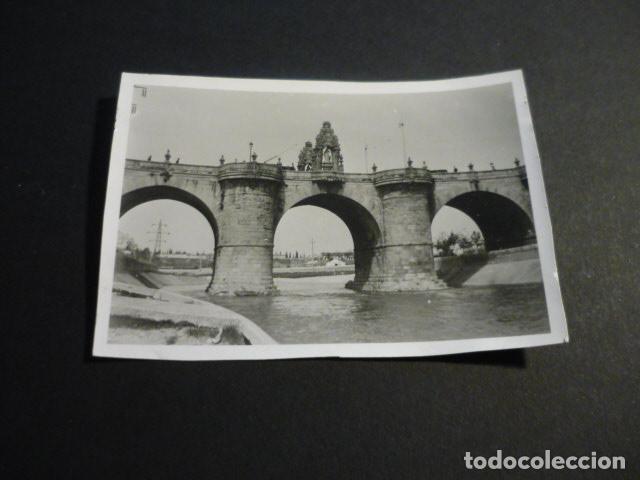 Fotografia antiga: MADRID PUENTE DE TOLEDO ANTIGUA FOTOGRAFIA A&Ntilde;OS 30 6 X 9 CM
