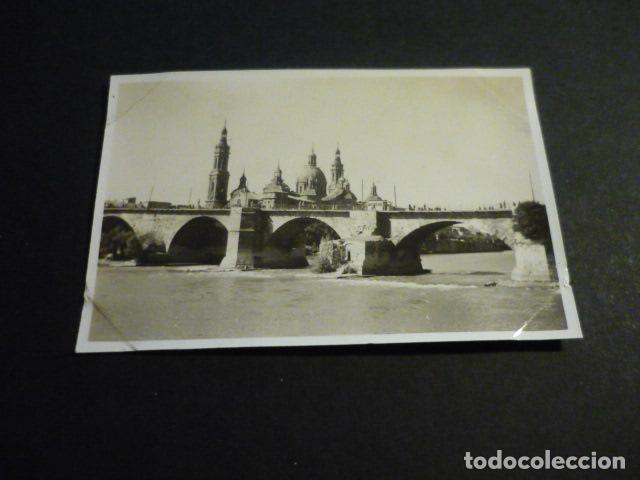 Alte Fotografie: ZARAGOZA ANTIGUA FOTOGRAFIA A&Ntilde;OS 30 6 X 9 CM