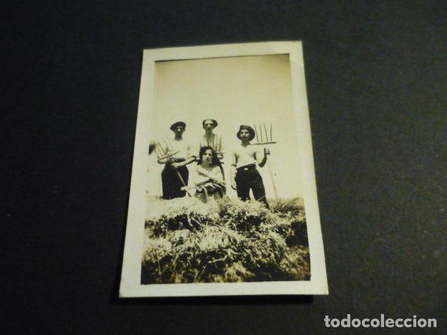 Alte Fotografie: FUENCARRAL MADRID LA SIEGA ANTIGUA FOTOGRAFIA A&Ntilde;OS 1930 4,5 X 7 CM