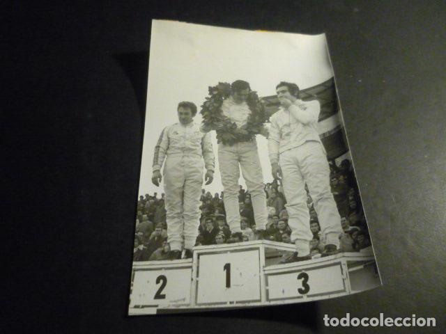 Fotograf&iacute;a antigua: CIRCUITO DEL JARAMA ELADIO DONCEL CORREDOR AUTOMOVILISMO ANTIGUA FOTOGRAFIA ORIGINAL 18 X 12 CM