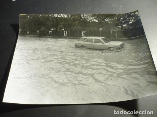 Alte Fotografie: EL PARDO MADRID INUNDACIONES ANTIGUA FOTOGRAFIA ORIGINAL 24 X 18 CM