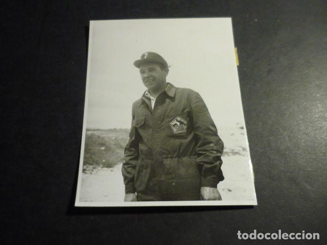 Alte Fotografie: MADRID AEROPUERTO DE BARAJAS EXTINCION INCENDIO AVION JUNKER 52 ANTIGUA FOTOGRAFIA 12 X 8,5 CM