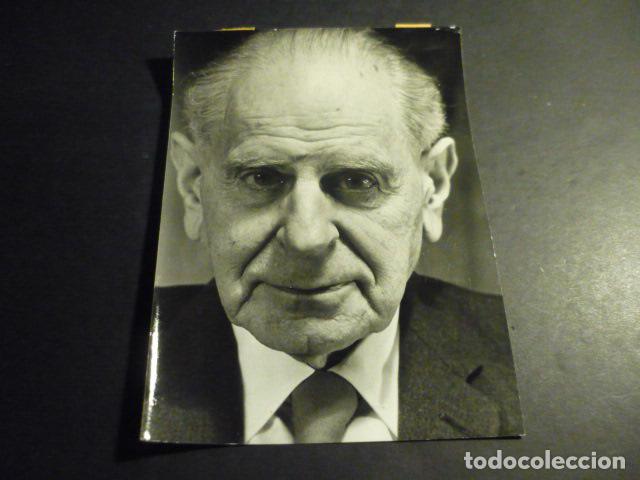 Antique Photography: KARL POPPER FILOSOFO ANTIGUA FOTOGRAFIA 12 X 18 CM