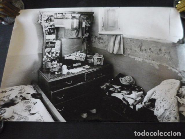 Alte Fotografie: MADRID BARRIO DE SAN BLAS CERRO DE LA VACA ANTIGUA FOTOGRAFIA ORIGINAL 20 X 30 CM