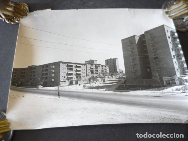 Antique Photography: MADRID BARRIO DE MORATALAZ ANTIGUA FOTOGRAFIA ORIGINAL 24 X 18 CM