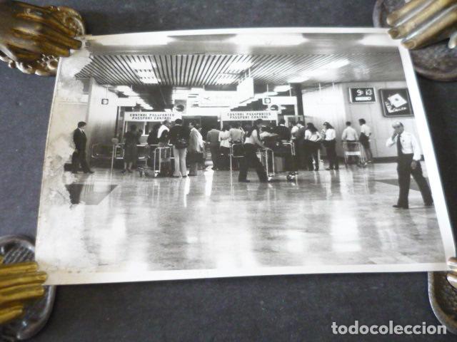 Antique Photography: MADRID AEROPUERTO DE BARAJAS ANTIGUA FOTOGRAFIA ORIGINAL 13 X 18 CM