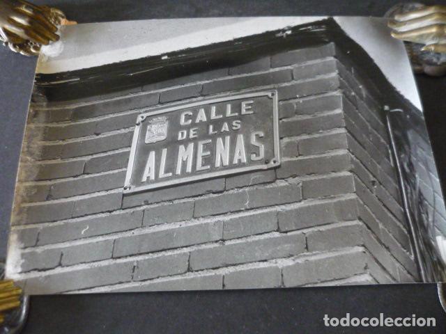 Alte Fotografie: EL PARDO MADRID LETRERO DE CALLE ANTIGUA FOTOGRAFIA ORIGINAL 24 X 18 CM