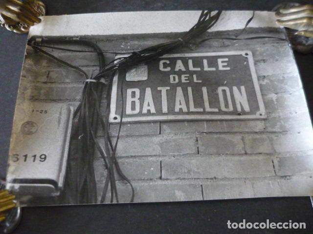 Antique Photography: EL PARDO MADRID LETRERO DE CALLE ANTIGUA FOTOGRAFIA ORIGINAL 24 X 18 CM