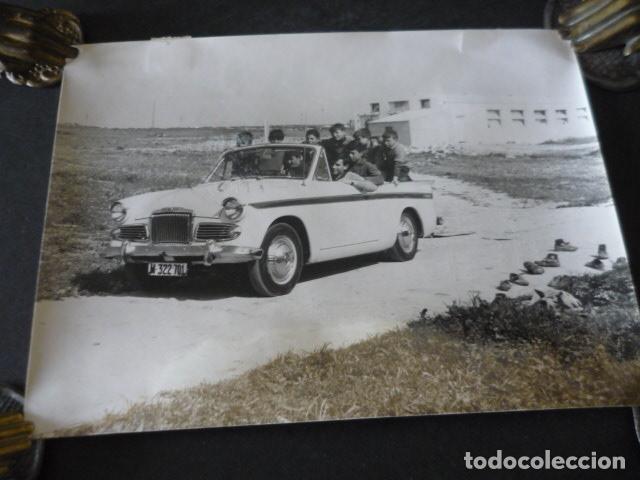 Antique Photography: TORERO SEBASTIAN PALOMO LINARES EN AUTOMOVIL ANTIGUA FOTOGRAFIA ORIGINAL 18 X 24 CM