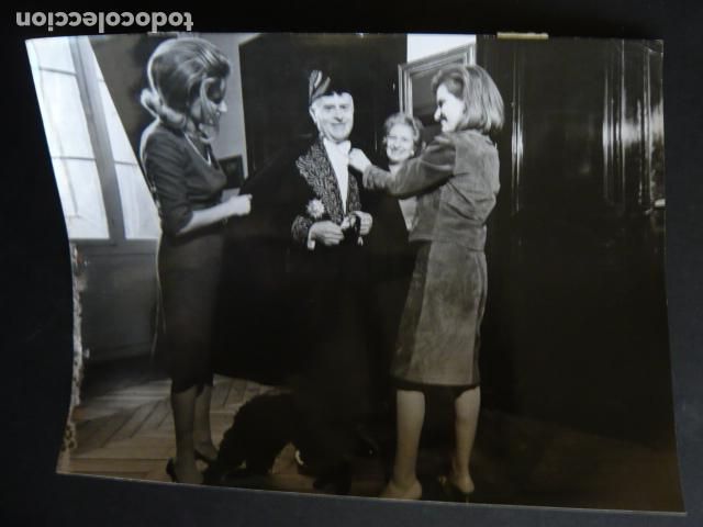 Fotografia antiga: JACQUES RUEFF ACADEMICO ANTIGUA FOTOGRAFIA ORIGINAL 18 X 24 CM