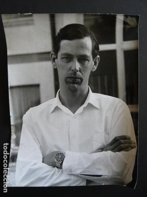 Alte Fotografie: JACQUES PICARD TECNICO ANTIGUA FOTOGRAFIA ORIGINAL 18 X 24 CM