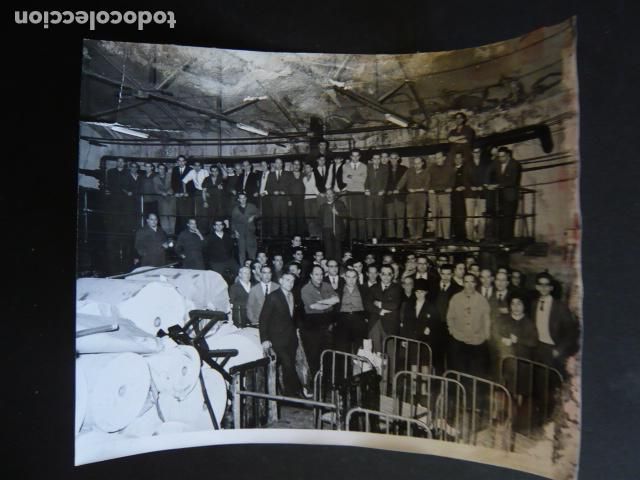 Fotograf&iacute;a antigua: MADRID IMPRENTA PRENSA GRAFICA CLAUSURADA 1966 ANTIGUA FOTOGRAFIA ORIGINAL 18 X 24 CM