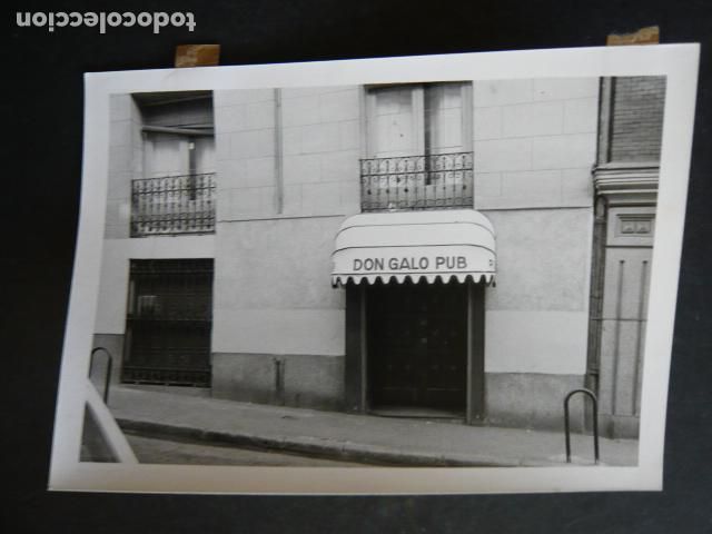 Antique Photography: MADRID PUB DON GALO ANTIGUA FOTOGRAFIA ORIGINAL 18 X 13 CM