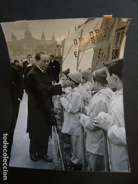 Fotografia antica: BARCELONA PEDRO NIETO MINISTRO DE MARINA ANTIGUA FOTOGRAFIA ORIGINAL 18 X 24 CM