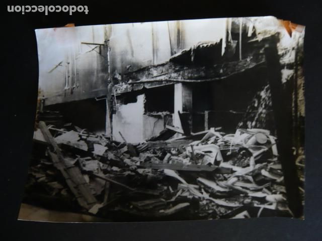 Antique Photography: VIGO EXPLOSION DE GAS ANTIGUA FOTOGRAFIA ORIGINAL 18 X 24 CM