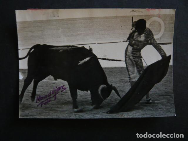 Fotografia antiga: TARAZONA DE LA MANCHA ALBACETE TORERO EL LEVANTINO ANTIGUA FOTOGRAFIA ORIGINAL 9 X 12 CM